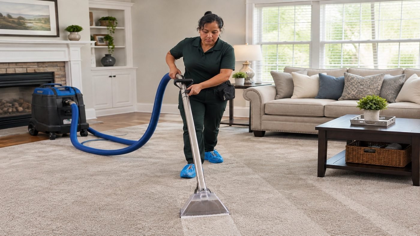 Residential carpet cleaning in Suwanee